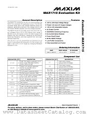 MAX1715EVKIT datasheet pdf MAXIM - Dallas Semiconductor