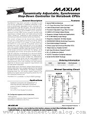 MAX1717 datasheet pdf MAXIM - Dallas Semiconductor