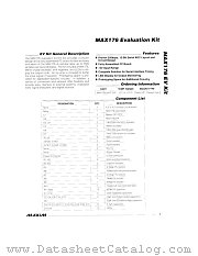 MAX176EVKIT datasheet pdf MAXIM - Dallas Semiconductor