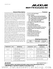 MAX1778EVKIT datasheet pdf MAXIM - Dallas Semiconductor