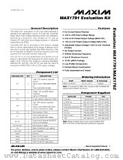 MAX1791EVKIT datasheet pdf MAXIM - Dallas Semiconductor