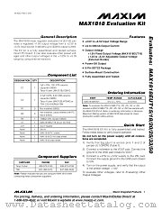 MAX1818EVKIT datasheet pdf MAXIM - Dallas Semiconductor