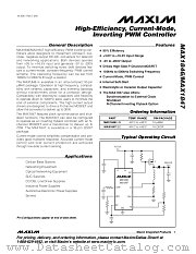 MAX1847 datasheet pdf MAXIM - Dallas Semiconductor