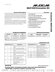 MAX1848EVKIT datasheet pdf MAXIM - Dallas Semiconductor
