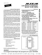 MAX188 datasheet pdf MAXIM - Dallas Semiconductor