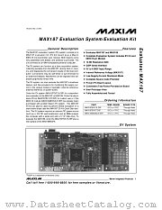 MAX187EVKIT datasheet pdf MAXIM - Dallas Semiconductor