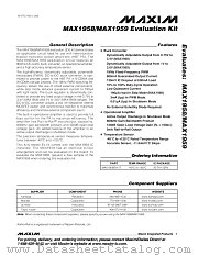 MAX1958EVKIT datasheet pdf MAXIM - Dallas Semiconductor