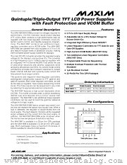 MAX1997 datasheet pdf MAXIM - Dallas Semiconductor
