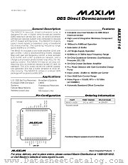 MAX2114 datasheet pdf MAXIM - Dallas Semiconductor