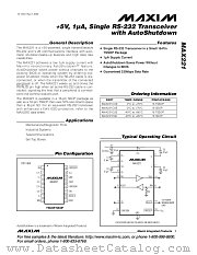 MAX221 datasheet pdf MAXIM - Dallas Semiconductor