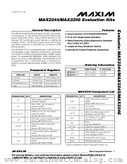 MAX2244EVKIT datasheet pdf MAXIM - Dallas Semiconductor