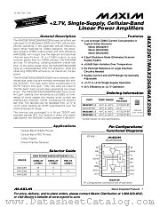 MAX2267 datasheet pdf MAXIM - Dallas Semiconductor