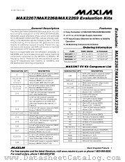 MAX2268EVKIT datasheet pdf MAXIM - Dallas Semiconductor