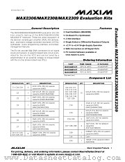 MAX2308EVKIT datasheet pdf MAXIM - Dallas Semiconductor