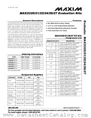 MAX2326EVKIT datasheet pdf MAXIM - Dallas Semiconductor