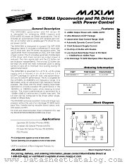MAX2383 datasheet pdf MAXIM - Dallas Semiconductor