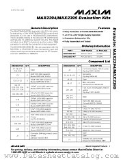 MAX2395EVKIT datasheet pdf MAXIM - Dallas Semiconductor