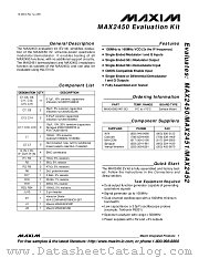 MAX2451EVKIT datasheet pdf MAXIM - Dallas Semiconductor