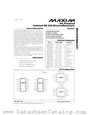 MAX251 datasheet pdf MAXIM - Dallas Semiconductor
