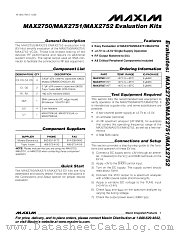 MAX2752EVKIT datasheet pdf MAXIM - Dallas Semiconductor