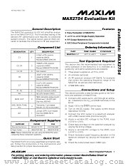 MAX2754EVKIT datasheet pdf MAXIM - Dallas Semiconductor