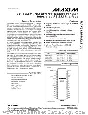 MAX3131 datasheet pdf MAXIM - Dallas Semiconductor