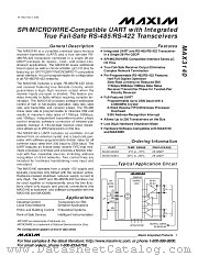MAX3140 datasheet pdf MAXIM - Dallas Semiconductor