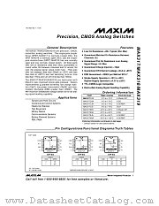 MAX317 datasheet pdf MAXIM - Dallas Semiconductor