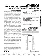 MAX3238E datasheet pdf MAXIM - Dallas Semiconductor