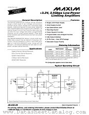 MAX3272 datasheet pdf MAXIM - Dallas Semiconductor
