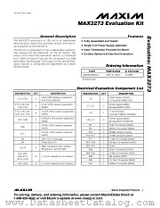 MAX3273EVKIT datasheet pdf MAXIM - Dallas Semiconductor