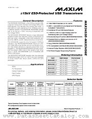 MAX3455E datasheet pdf MAXIM - Dallas Semiconductor