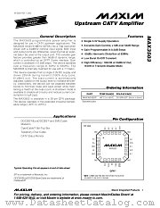 MAX3503 datasheet pdf MAXIM - Dallas Semiconductor
