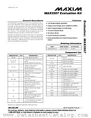 MAX3507EVKIT datasheet pdf MAXIM - Dallas Semiconductor