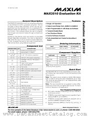 MAX3510EVKIT datasheet pdf MAXIM - Dallas Semiconductor