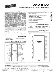 MAX3532 datasheet pdf MAXIM - Dallas Semiconductor