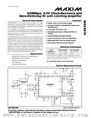 MAX3676 datasheet pdf MAXIM - Dallas Semiconductor
