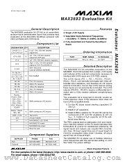 MAX3693EVKIT datasheet pdf MAXIM - Dallas Semiconductor