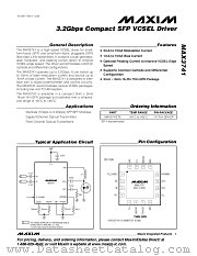 MAX3741 datasheet pdf MAXIM - Dallas Semiconductor