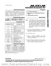 MAX3805EVKIT datasheet pdf MAXIM - Dallas Semiconductor