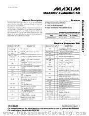 MAX3867EVKIT datasheet pdf MAXIM - Dallas Semiconductor