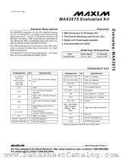 MAX3875EVKIT datasheet pdf MAXIM - Dallas Semiconductor
