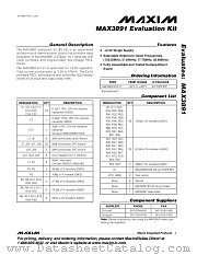 MAX3891EVKIT datasheet pdf MAXIM - Dallas Semiconductor