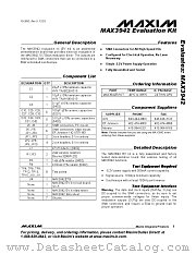 MAX3942EVKIT datasheet pdf MAXIM - Dallas Semiconductor