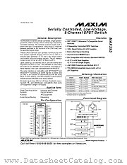 MAX395 datasheet pdf MAXIM - Dallas Semiconductor