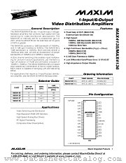 MAX4136 datasheet pdf MAXIM - Dallas Semiconductor