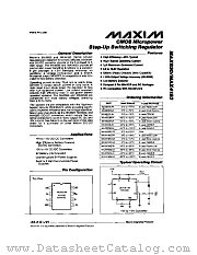 MAX630 datasheet pdf MAXIM - Dallas Semiconductor