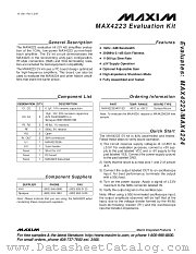 MAX4223EVKIT datasheet pdf MAXIM - Dallas Semiconductor