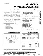 MAX4238 datasheet pdf MAXIM - Dallas Semiconductor
