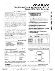 MAX4243 datasheet pdf MAXIM - Dallas Semiconductor